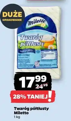 Netto Twaróg półtłusty oferta