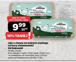 Netto Jaja z chowu na wolnym wybiegu od kury zielononóżki oferta