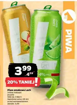 Netto Piwo smakowe Lech (różne rodzaje) oferta