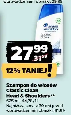 Netto Szampon do włosów Classic Clean Head & Shoulders oferta