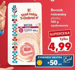 Kaufland Boczek rolowany plastry oferta