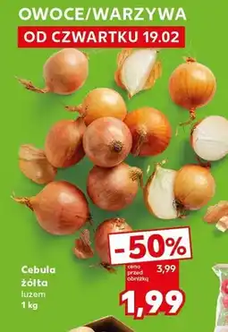 Kaufland Cebula żółta luzem oferta