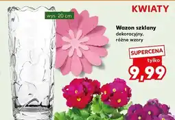 Kaufland Wazon szklany dekoracyjny, różne wzory oferta
