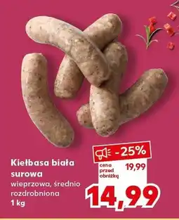 Kaufland Kiełbasa biała surowa wieprzowa oferta