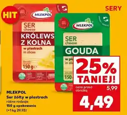 Kaufland Ser żółty w plastrach różne rodzaje oferta