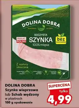 Kaufland Szynka wieprzowa lub schab wędzony w plastrach oferta