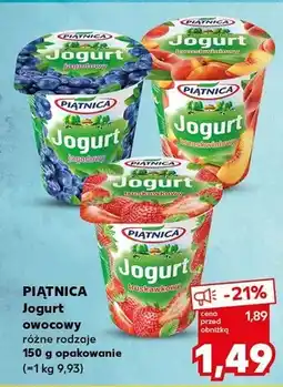Kaufland Jogurt owocowy różne rodzaje oferta