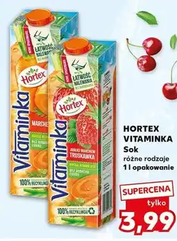 Kaufland Vitaminka Sok różne rodzaje oferta