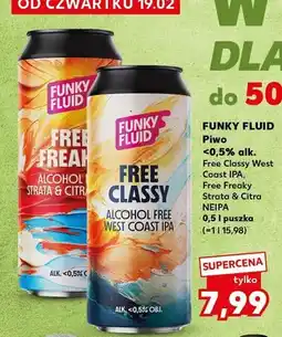 Kaufland Piwo bezalkoholowe Free Fresh West Coast IPA oferta