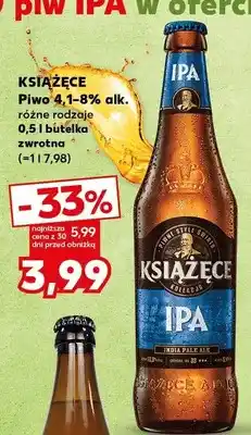 Kaufland Piwo Książęce różne rodzaje oferta
