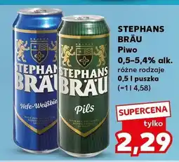 Kaufland Piwo Stephans Brau różne rodzaje oferta