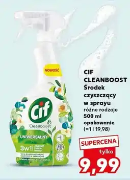 Kaufland Środek czyszczący w sprayu różne rodzaje Cif Cleanboost oferta