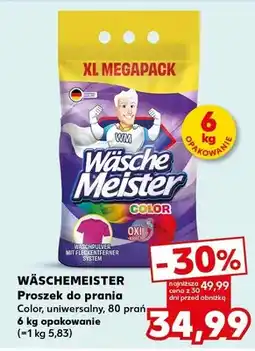 Kaufland Proszek do prania color, uniwersalny, 80 prań 6 kg opakowanie oferta
