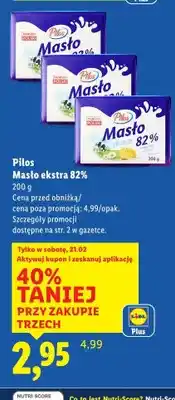 Lidl Masło ekstra 82% oferta