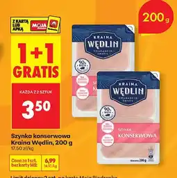 Biedronka Szynka konserwowa Kraina Wedlin oferta
