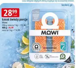 E.Leclerc Łosoś świeży porcje Mowi oferta