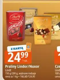 E.Leclerc Praliny milk dark white Lindt Nuxor oferta