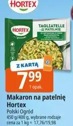 E.Leclerc Makaron na patelnię tagliatelle z sosem szpinakowym Hortex oferta