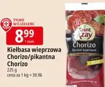 E.Leclerc Chorizo pikantne Wiodąca Marka Saint Azay oferta
