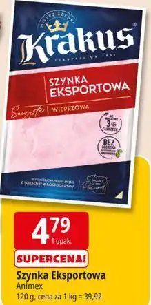 E.Leclerc Szynka eksportowa Krakus Animex oferta