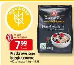 E.Leclerc Płatki owsiane bezglutenowe Wiodąca Marka Chaque Jour oferta