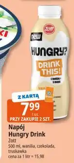 E.Leclerc Napój truskawkowy Zott Hungry? Drink This! oferta