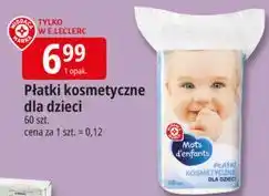 E.Leclerc Płatki kosmetyczne dla dzieci Wiodąca Marka oferta