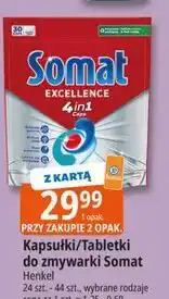 E.Leclerc Tabletki do zmywarki Somat Excellence 4In1 oferta