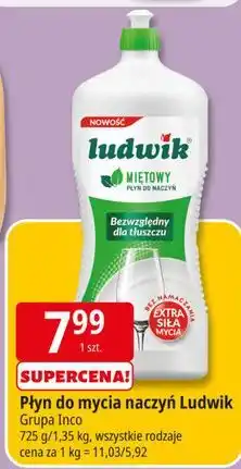 E.Leclerc Płyn do mycia naczyń miętowy Ludwik oferta