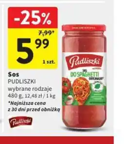 Intermarche Pudliszki Sos do Spaghetti oferta