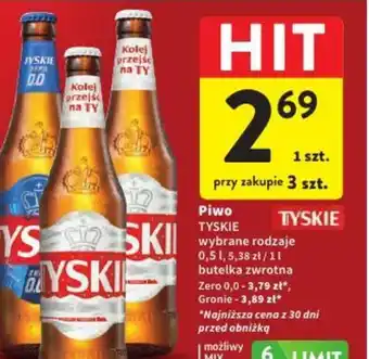 Intermarche Piwo Tyskie oferta