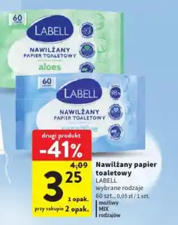 Intermarche Labell nawilżany papier toaletowy oferta