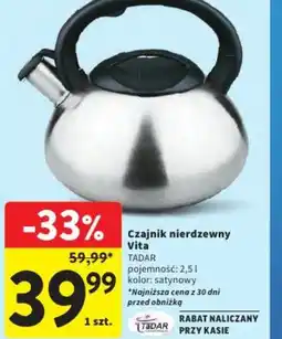 Intermarche Tadar Czajnik nierdzewny Vita oferta