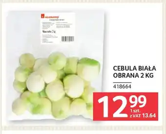 Cebula biała obrana