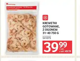 Selgros Tesco Krewetki gotowane oferta
