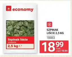 Selgros Szpinak liście Economy oferta