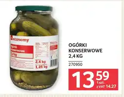 Selgros Economy Ogórki konserwowe oferta