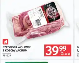 Selgros Szponder wołowy z kością vacuum oferta
