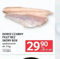 Selgros Dorsz czarny filet bez skóry oferta