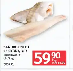 Selgros Sandacz filet ze skórą Box oferta