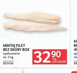 Selgros Mintaj filet bez skóry oferta