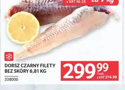 Selgros Dorsz czarny filety bez skóry oferta