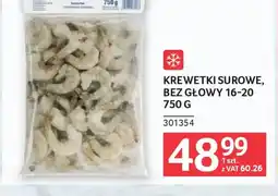 Selgros Krewetki surowe, bez głowy oferta