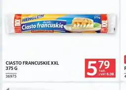 Selgros Henglein Ciasto francuskie XXL oferta