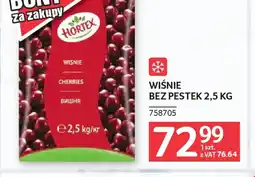 Selgros Hortex Wiśnie bez pestek oferta