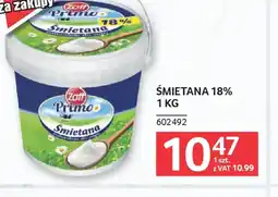Selgros Zott Primo Smietana 18% oferta