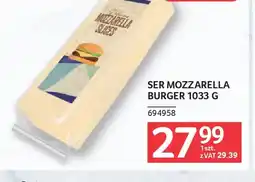Selgros Ser Mozzarella Burger oferta
