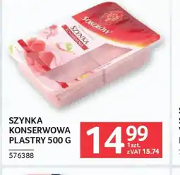 Selgros Sokołów Szynka Konserwowa Plastry oferta