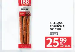 Selgros JBB Kiełbasa Toruńska oferta