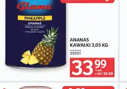 Selgros Giana Ananas Kawałki oferta